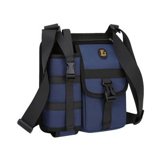 Generic Side Bags for Men | Waterproof with Bottle Holder - Large Sling Bags for Men - for Travel Outdoor Climbing Work Daily Cycling Riding Commuting Hunting