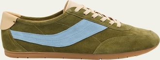 Vince LA Runner Suede and Leather Sneakers