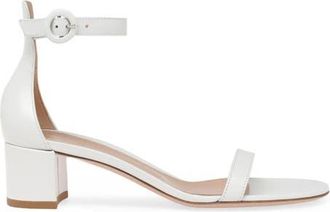 Gianvito Rossi Gaeta 45 Sandal in White at Nordstrom, Size 40