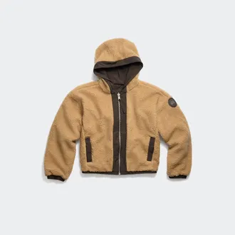 Canada Goose Blouson aviateur r&eacute;versible en molleton Alberni pour femme (Femmes, Silverbirch Heather/ Silverbirch, TP)