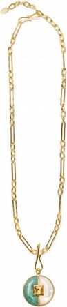 Lizzie Fortunato Womens Porto Pendant Necklace In New Wave