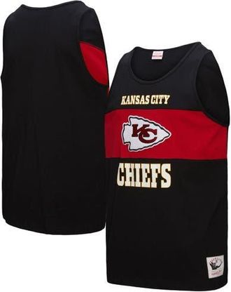 Mitchell & Ness Mens Mitchell & Ness Black Kansas City Chiefs Retro Colorblock Tank Top at Nordstrom, Size Medium
