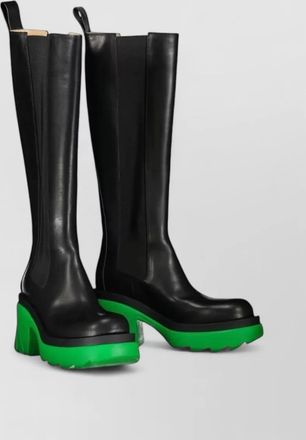 Bottega Veneta leather over the knee boots