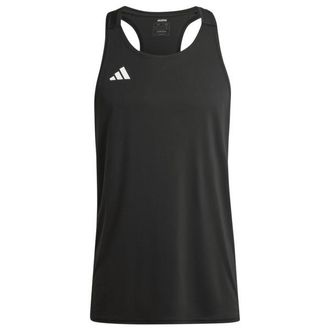 adidas ADIzero Essentials Running Singlet Laufshirt f&uuml;r Herren | schwarz
