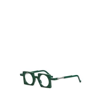 Vava Glasses, unisex, Green, Size: 39 MM Diamantatura Eyeglasses