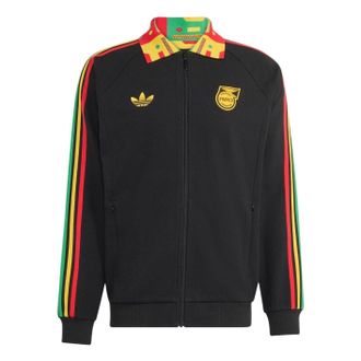 adidas Jamaica 2026 x Bob Marley Away Anthem Jacket Asia Sizing Black JY5207