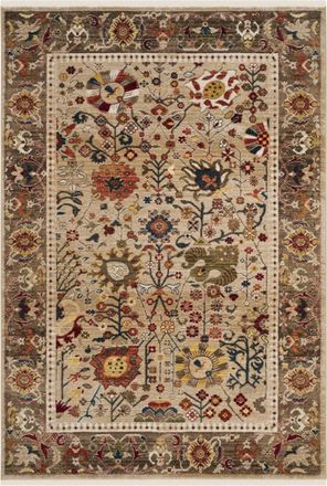 Safavieh Alfombra geom&eacute;trico de polipropileno beige/goma topo, 122 x 183 cm
