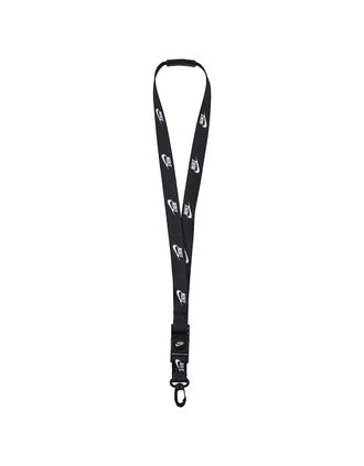 Nike Mens Nike Club 2024 Logo Lanyard - Black - Size: ONE size