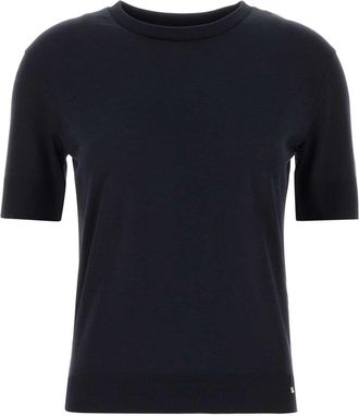 Herno Midnight Blue Lyocell Blend T Shirt