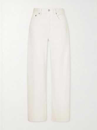 A Gold E Jeans A Gamba Larga Arc - Bianco