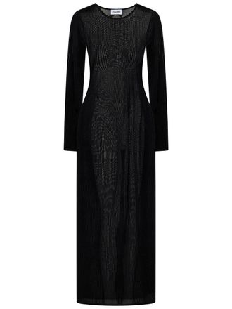 Jean Paul Gaultier The Morphing Pinstripes Long Dress