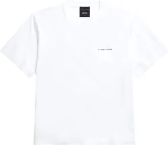 Canada Goose Relaxed Fit White Cotton T-Shirt