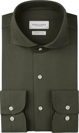 Profuomo Shirt X-Cutaway SF - Heren - Casual Overhemden - Groen - 2XL - Overhemden