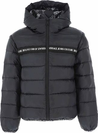 Versace Jeans Couture Marina Denim Donsjas - Heren - Jassen - Zwart - Maat: 2XS Denim