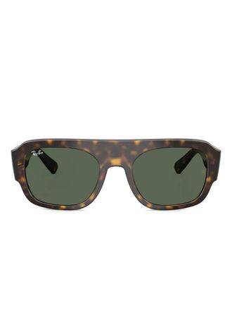 Ray-Ban square-frame sunglasses - unisex - Acetate - 55 - Brown