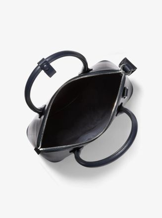 Michael Kors Kaitlin Medium Leather Dome Satchel
