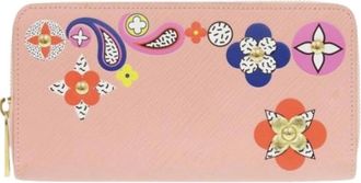 Louis Vuitton Pre-owned Wallets, female, Pink, Size: ONE SIZE Pre-owned Leather Wallet