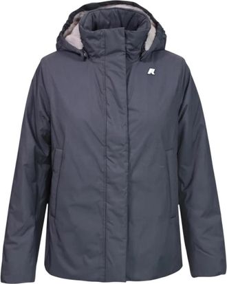 K-Way Marlette Twill Jacket - Dames - Zomerjassen - Blauw - M - Leer - Jassen