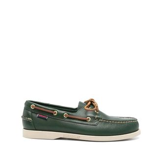 Sebago Hombre, Zapatos, Verde, Talla: 40 EU