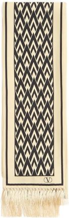 Valentino Garavani Toute La V Silk Bandeau Scarf