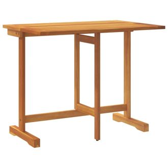 vidaXL Mesa De Balc&oacute;n Plegable Madera Maciza De Acacia 90x60x72 Cm Vidaxl
