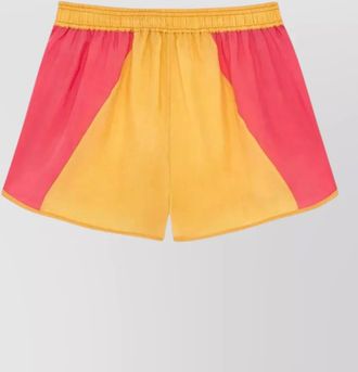 Saint Laurent color block tailored shorts modern cut