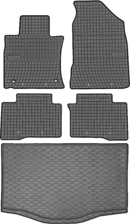 OEM Juego Ssangyong Tivoli Crossover A Partir De 2015 - Alfombrillas De Goma + Alfombrilla Para Maletero