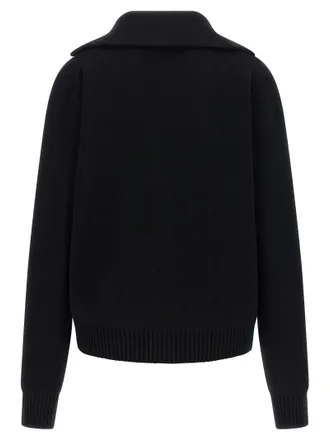 Dolce & Gabbana Embroidered Wool Cardigan - Black