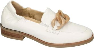 Softwaves Schoenen, Dames, Wit, 36 EU, Leer, 8.35.10 Loafer