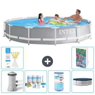 Intex Piscina Prism Frame Redonda - 366x76 Cm - 7-piezas S321