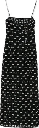 Nissa Abito midi con decorazione - Nero