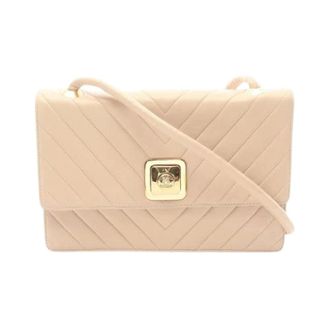 Chanel Pre-owned Shoulder Bags, female, Beige, Size: ONE SIZE Pre-owned Vintage Shoulder Bag