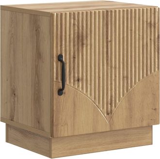 vidaXL Mesita De Noche Roble Artisan 43 X 34,5 X 47 Cm Vidaxl