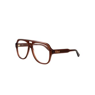 Chlo&eacute; Aviator Optisch Montuur - Dames - Accessoires - Bruin - Maat: 56 MM