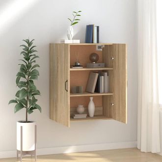vidaXL Armario Colgante Madera De Ingenier&iacute;a Roble Sonoma 69,5x34x90cm Vidaxl