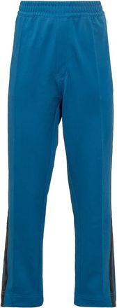 Yohji Yamamoto Broeken, Heren, Blauw, M, Polyester, End Pant