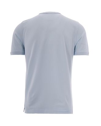 K-Way Mens Polo Shirt Vinnie Blue Ballad Cotton T-shirts And Polos