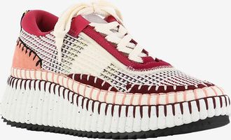 Chloé Umweltfreundliche niedrige Sneakers aus Mesh Nama