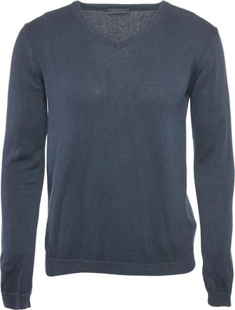 Prada Trui met V-hals - Blauw