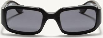Valentino Occhiale Rettangolare In Acetato unisex NERO/GRIGIO 53