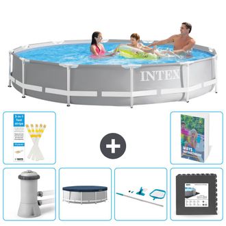 Intex Piscina Prism Frame Redonda - 366x76 Cm - 7-piezas S337