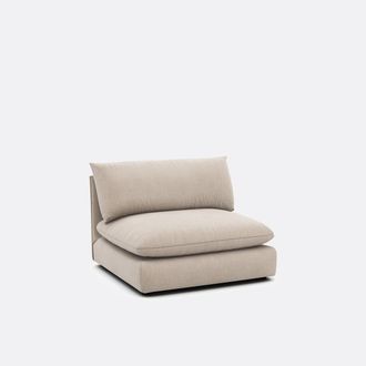 La Redoute Interieurs Zitelement voor modulaire sofa, in gestructureerde stof, Malo