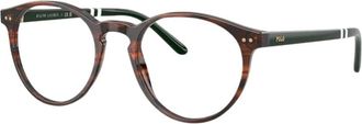 Polo Ralph Lauren Ph 2297 Rond montuur - Heren - Brillen - Bruin - 50 MM - Accessoires