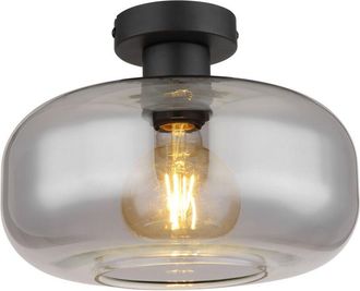 Globo Lighting Plafoniera Metallo Nero Opaco 1 x E27