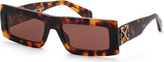 Off-white Womens 54 mm Brown Sunglasses
