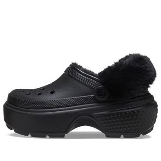 Crocs Stomp Lined Clogs Black 208546-001