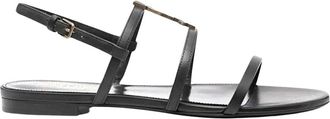 Saint Laurent New Cassandra Flat - Shoes - Mujer - Negro - 39 EU