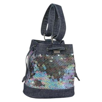 Chanel Pre-owned Nylon bolsos-de-mano - Pre-owned - Mujer - Azul - ONE SIZE