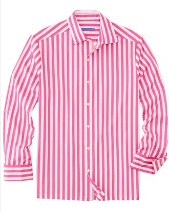 J.McLaughlin J.Mclaughlin Pink Rivera Woven Shirt