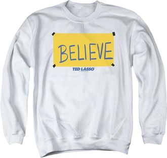 Gildan Ted Lasso Ted Lasso Believe Sign Adult Crewneck Sweatshirt